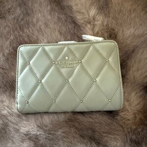 kate spade | Carey Quilted Studded Medium Bifold Wallet New in packaging